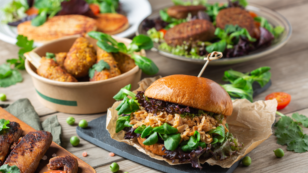 Image of different plant based food