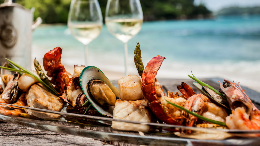 Image of seafood by the bay