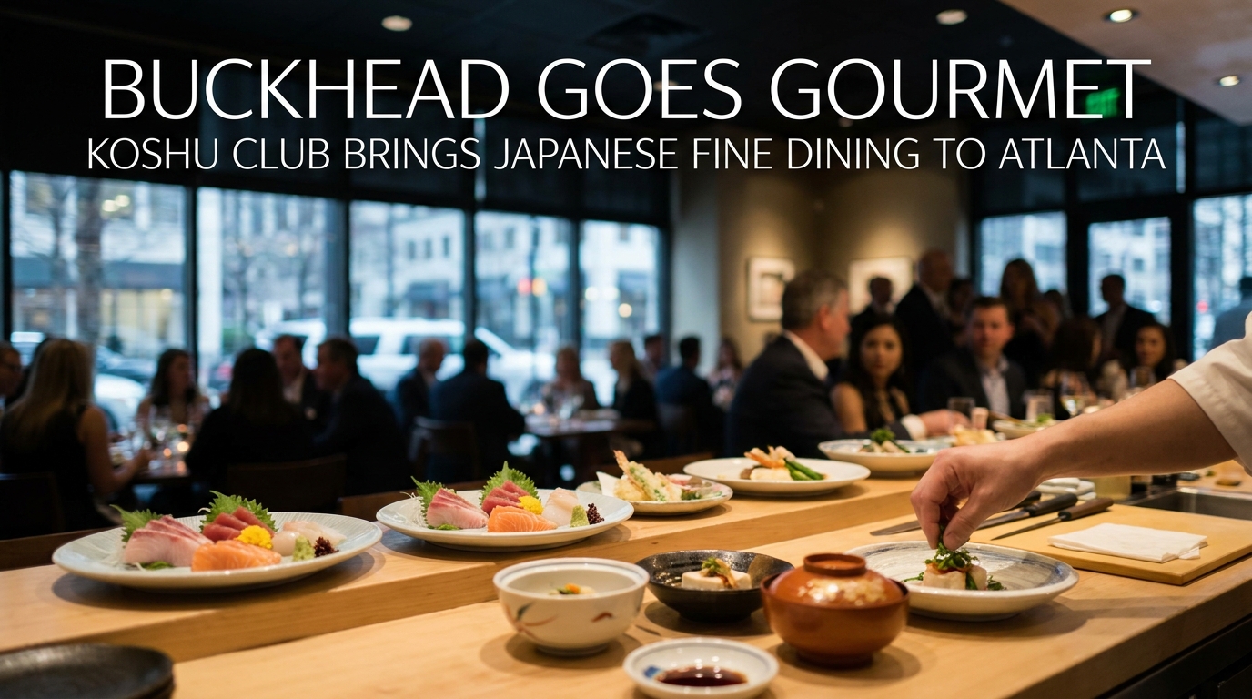 Buckhead Goes Gourmet Koshu Club Brings Japanese Fine Dining to Atlanta ...