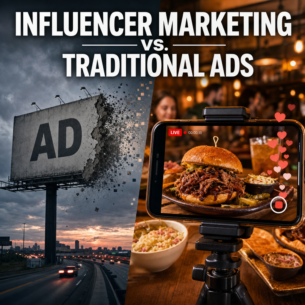 Infiuencers vs paid ads